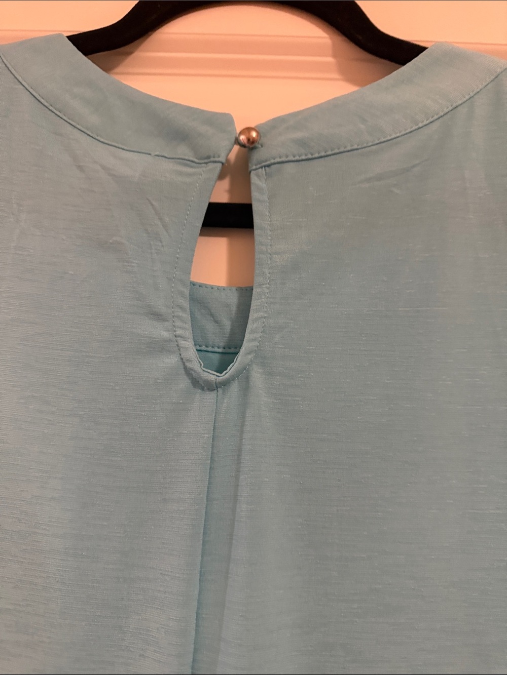 Dear Scarlett Sleeveless Pleated Camisole in Aqua Blue - Picture 6 of 6